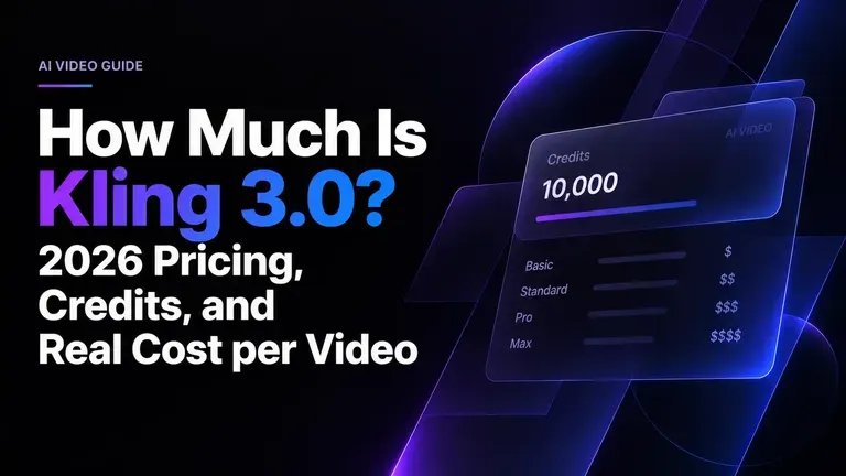 How Much Is Kling 3.0? 2026 Pricing, Credits, and Real Cost per Video