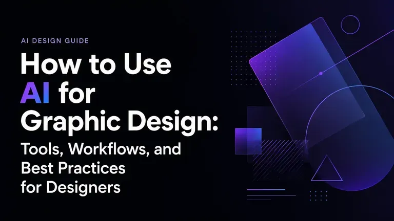 How to Use AI for Graphic Design: Tools, Workflows, and Best Practices for Designers