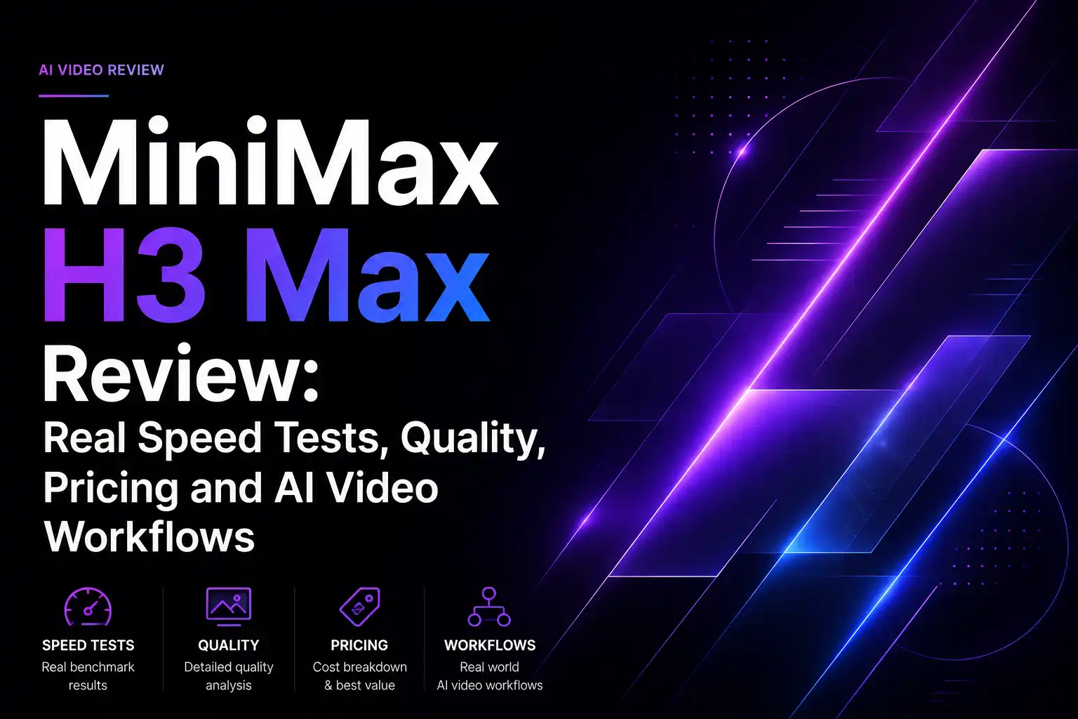 MiniMax H3 Max Review: Real Speed Tests, Quality, Pricing and AI Video Workflows
