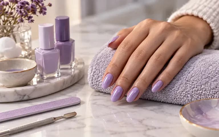 A design chosen before a salon appointment