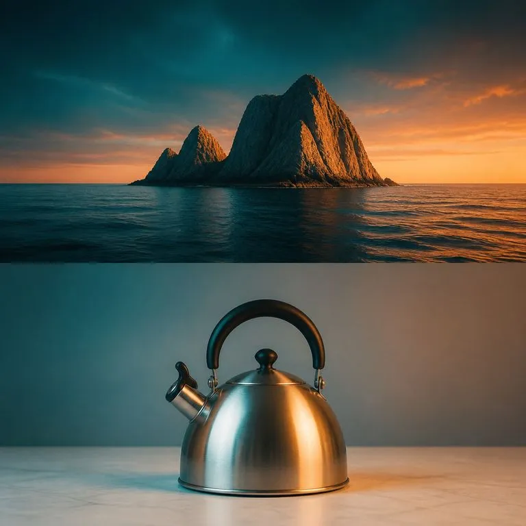 A cinematic palette moved onto a studio product photograph