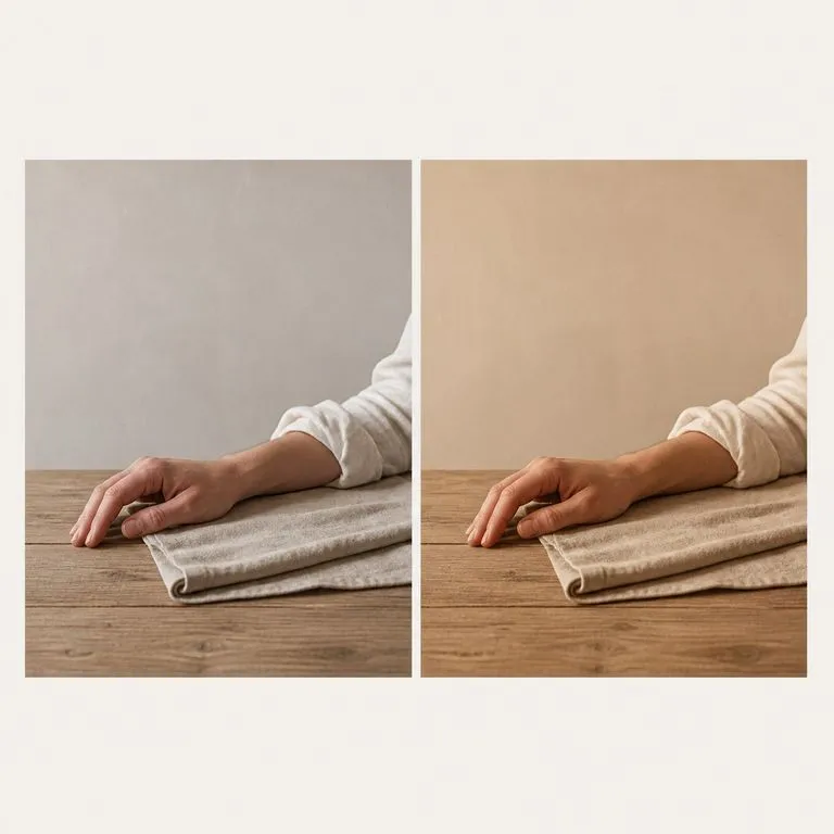 A warm grade applied to a hand and forearm without the skin going orange