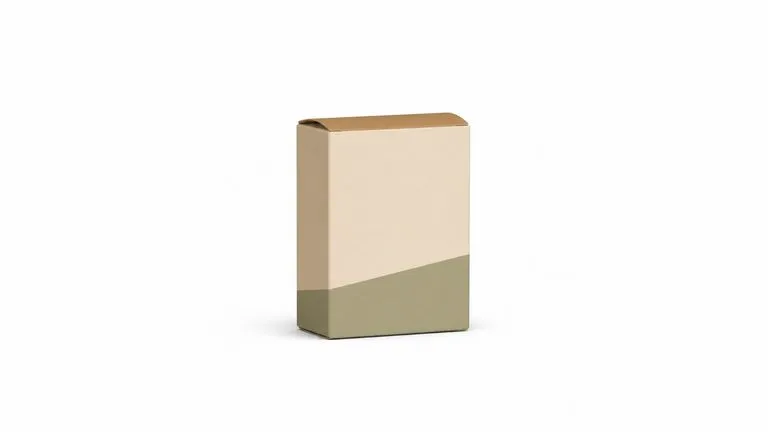 A folded carton photographed as a clean product listing image on white