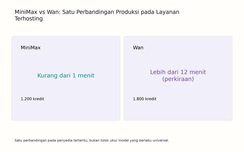 MiniMax vs Wan: Satu Perbandingan Produksi pada Layanan Terhosting