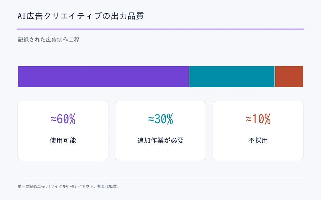 AI広告クリエイティブの出力品質