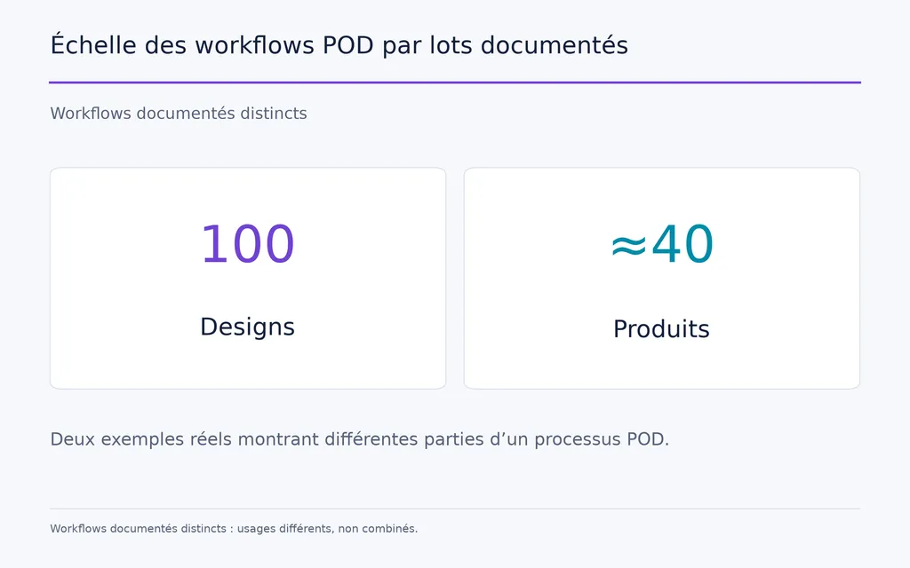 Échelle des workflows POD par lots documentés