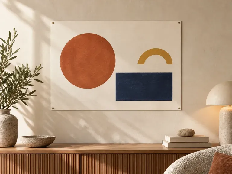 Unframed Print Display: preview a poster mounted directly to a surface