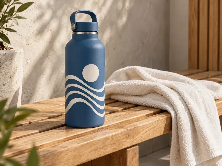 Sports Team Concepts: existing team artwork presented on branded drinkware