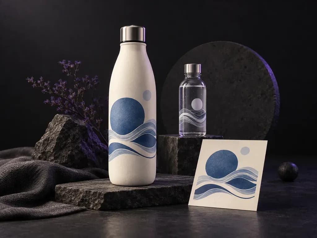 Water Bottle Mockup Generator