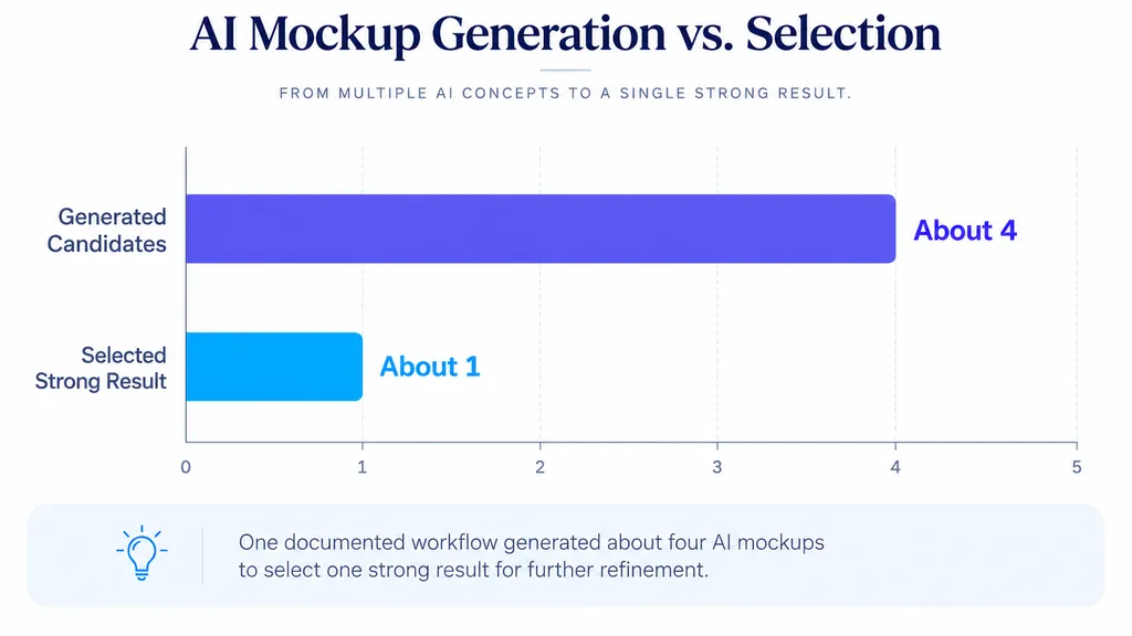 AI Mockup Generation vs. Selection