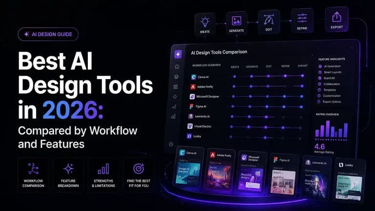 Best AI Design Tools in 2026: Compared by Workflow and Features