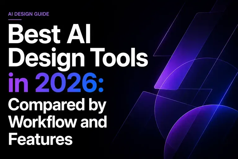 Best AI Design Tools in 2026: Compared by Workflow and Features