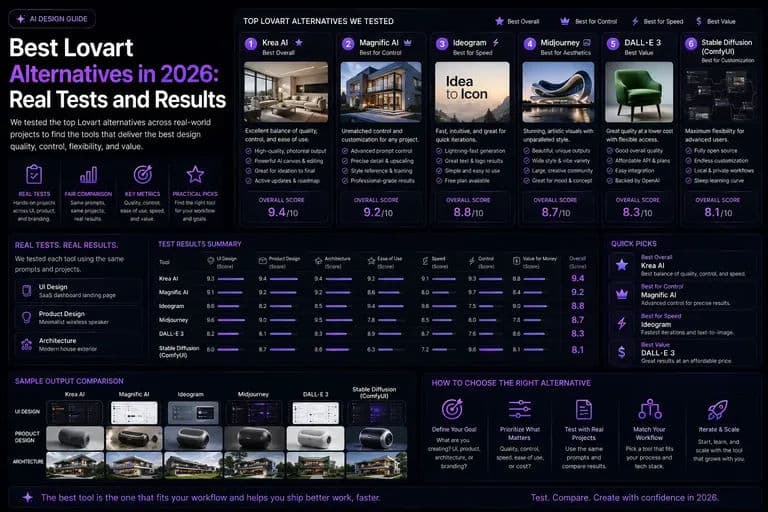 Best Lovart Alternatives in 2026: Real Tests and Results