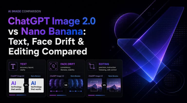 ChatGPT Image 2.0 vs Nano Banana: Text, Face Drift & Editing Compared