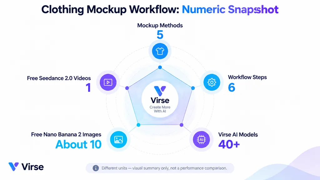 Clothing Mockup Workflow: Numeric Snapshot