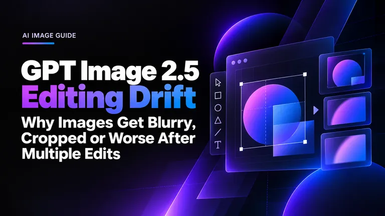 GPT Image 2.5 Editing Drift: Why Images Get Blurry, Cropped or Worse After Multiple Edits