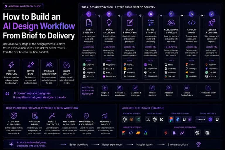 How to Build an AI Design Workflow From Brief to Delivery