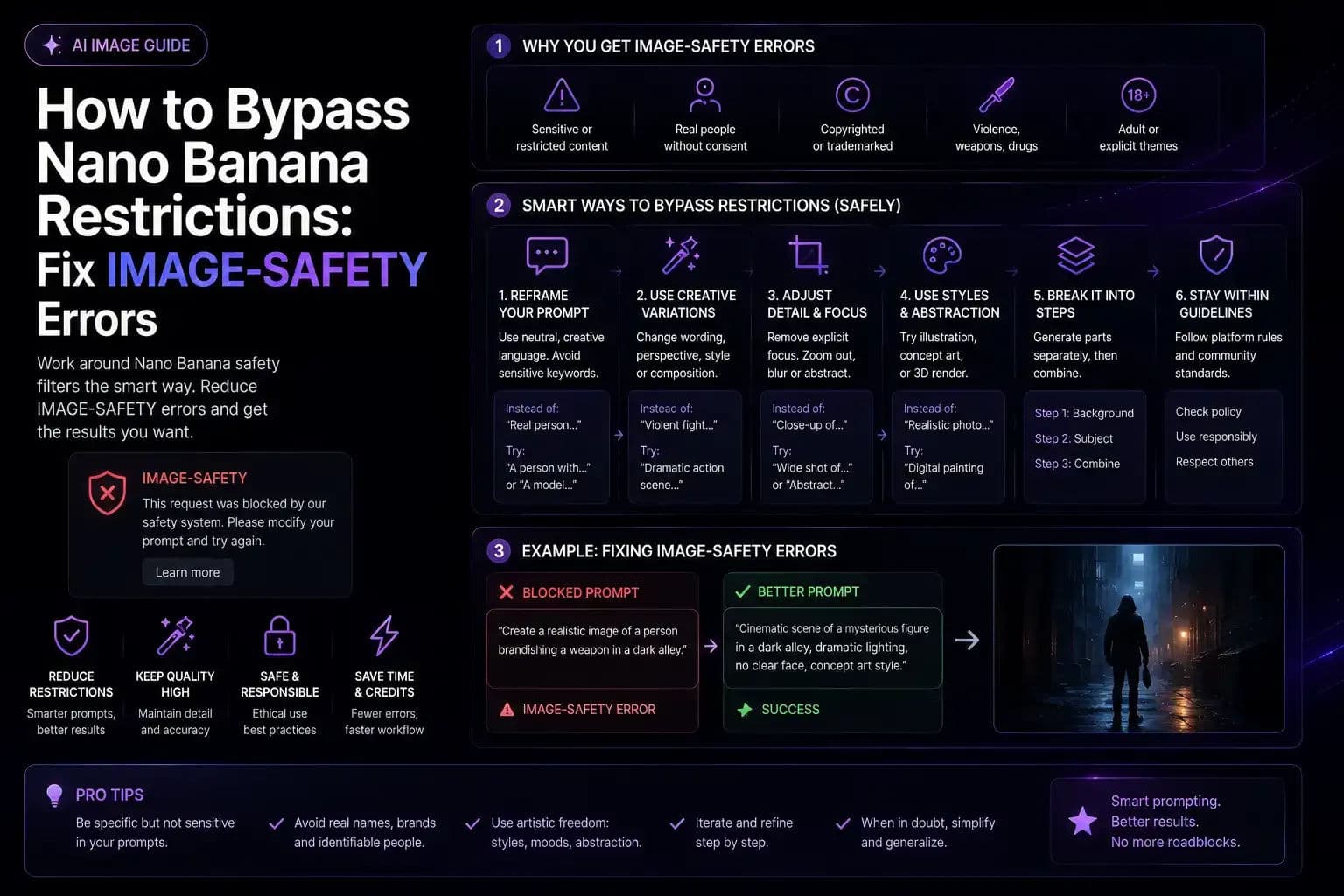How to Bypass Nano Banana Restrictions: Fix IMAGE-SAFETY Errors