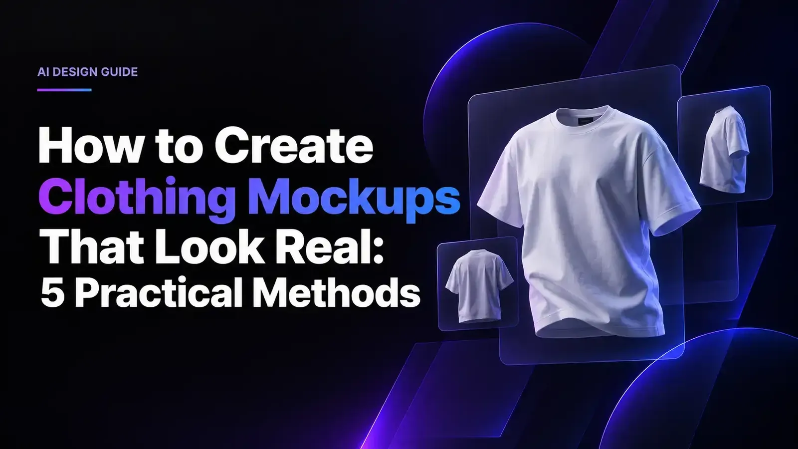 How to Create Clothing Mockups That Look Real: 5 Practical Methods