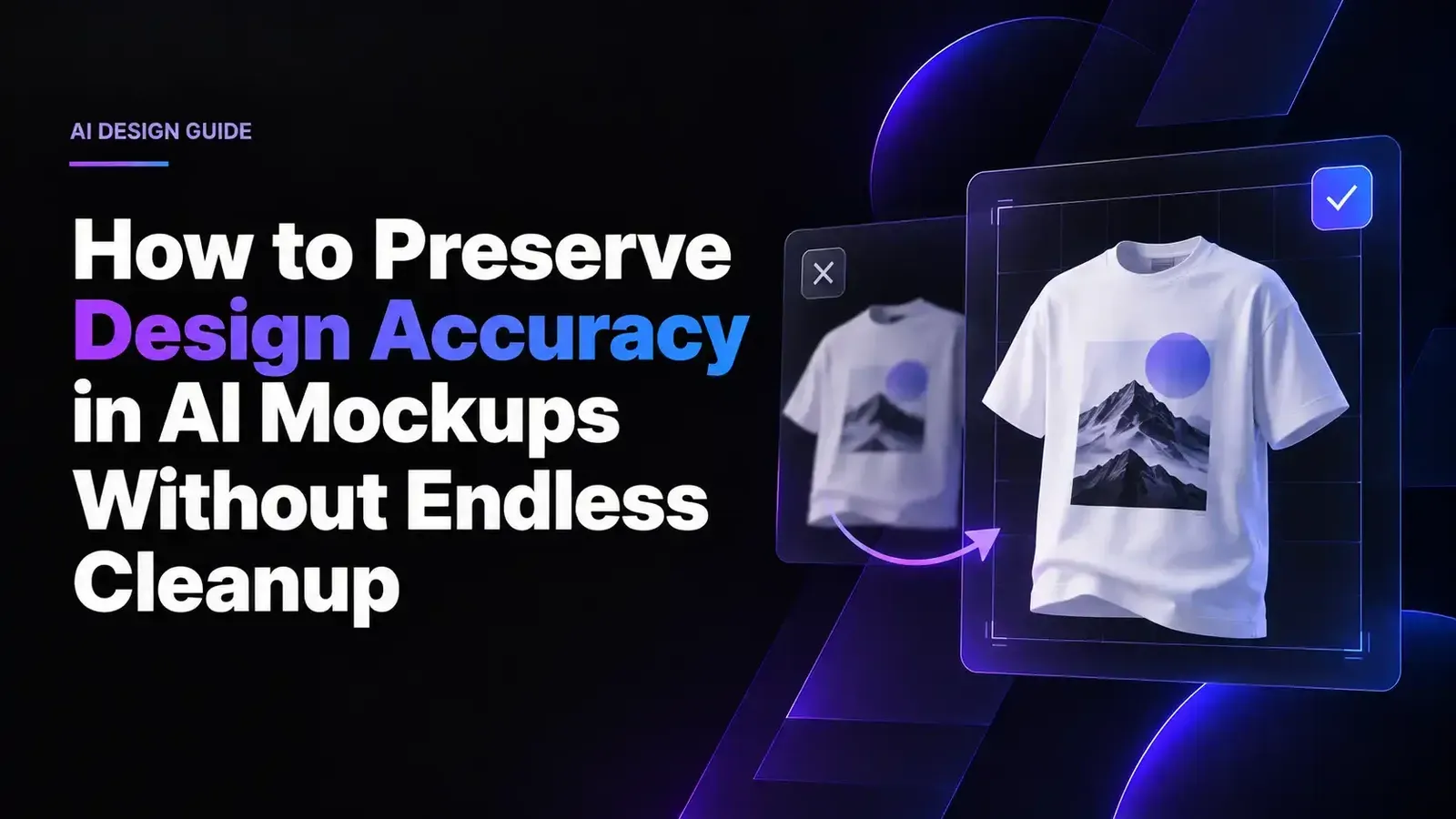 How to Preserve Design Accuracy in AI Mockups Without Endless Cleanup