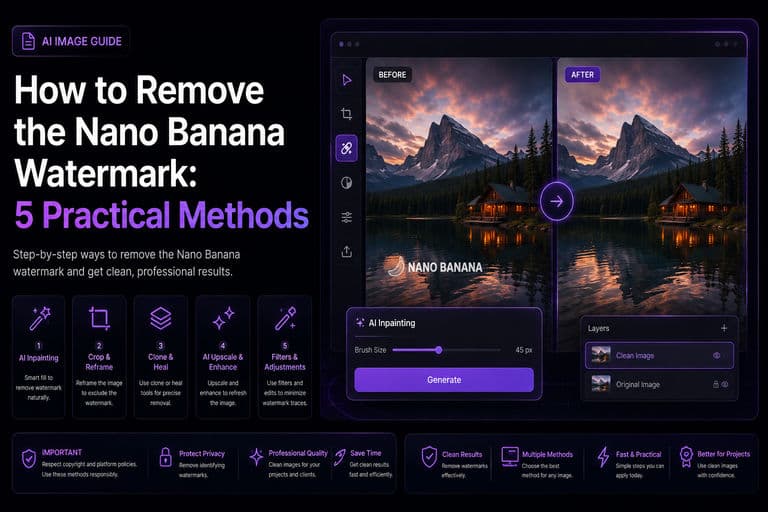 How to Remove the Nano Banana Watermark: 5 Practical Methods
