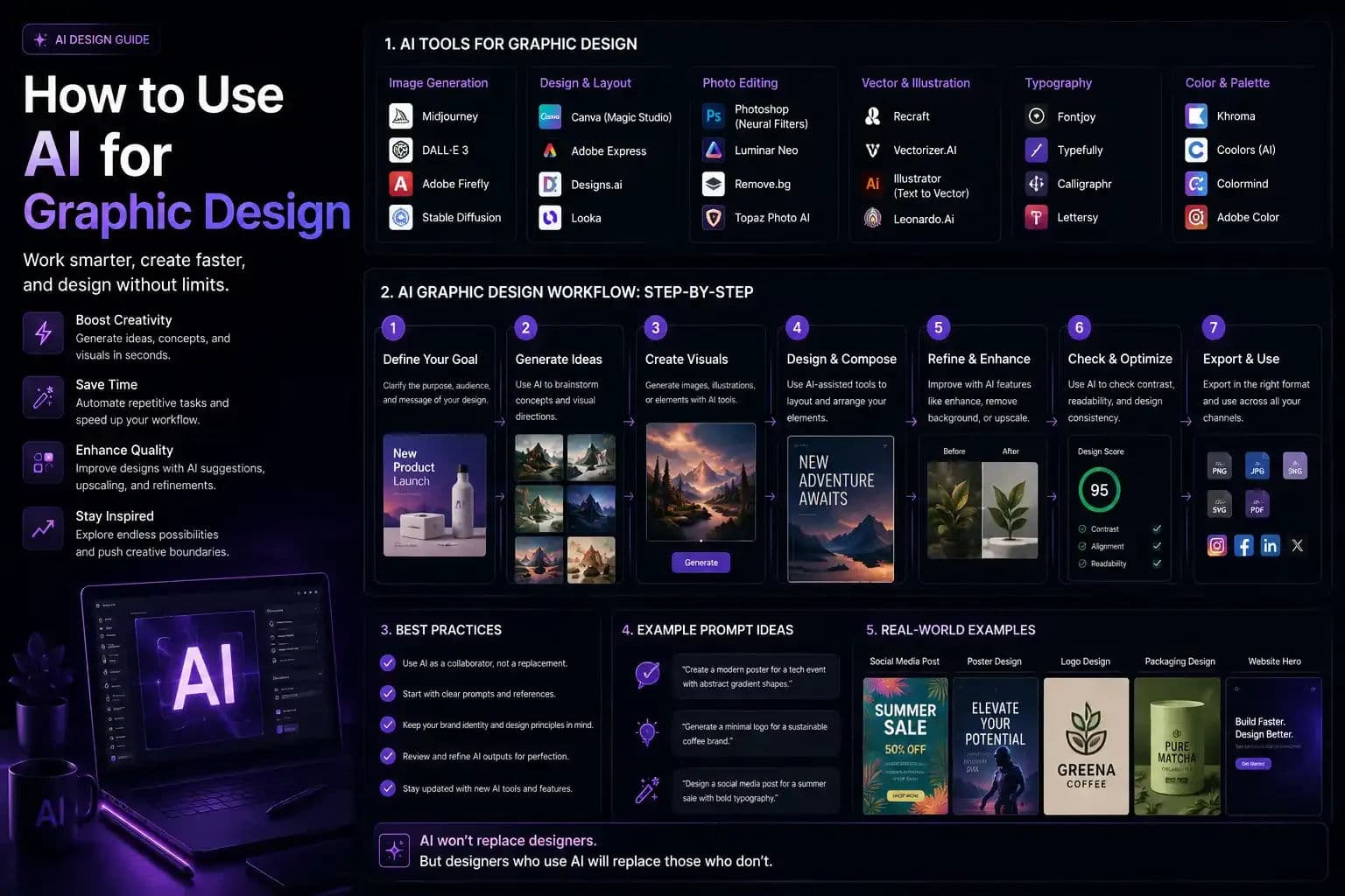 How to Use AI for Graphic Design: Tools, Workflows, and Best Practices for Designers