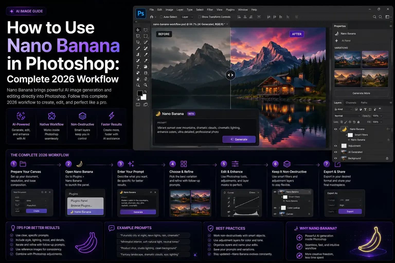 How to Use Nano Banana in Photoshop: Complete 2026 Workflow