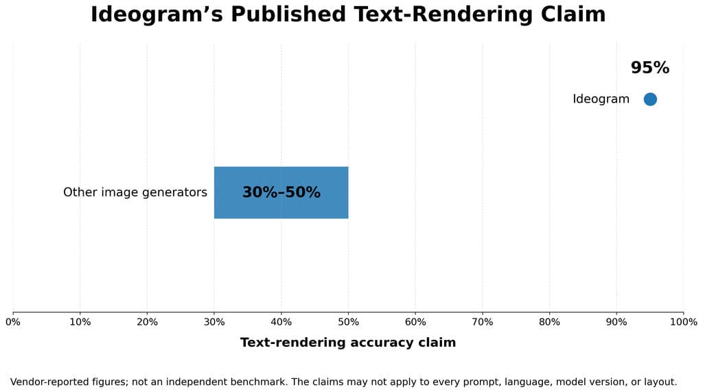 Ideogram’s Published Text-Rendering Claim