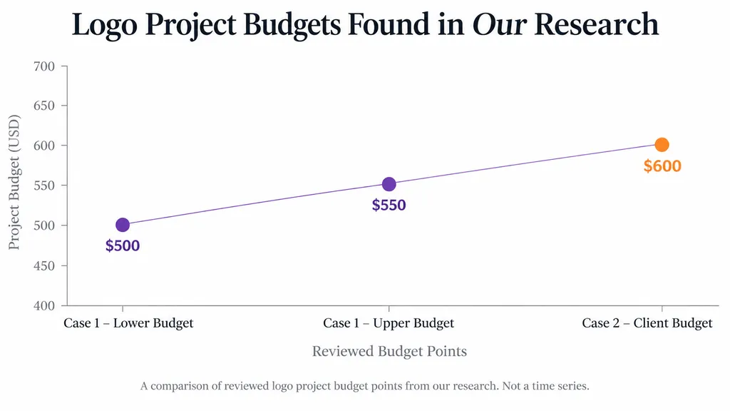 Logo Project Budgets Found in Our Research