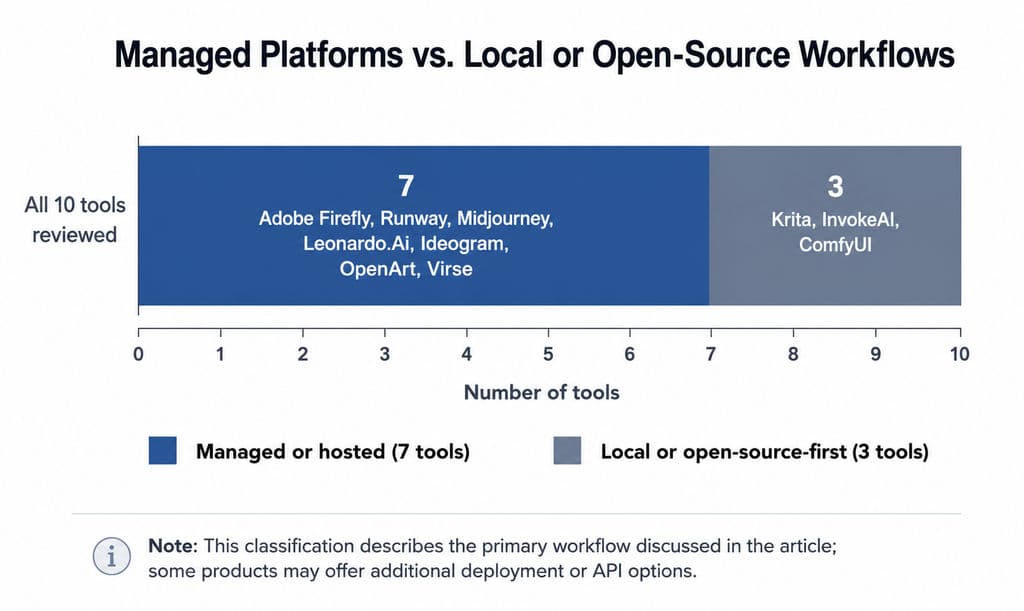 Managed Platforms vs. Local or Open-Source Workflows.