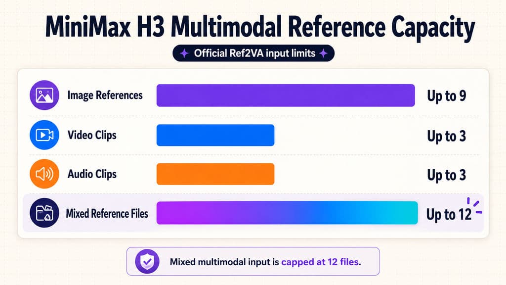 MiniMax H3 Multimodal Reference Capacity