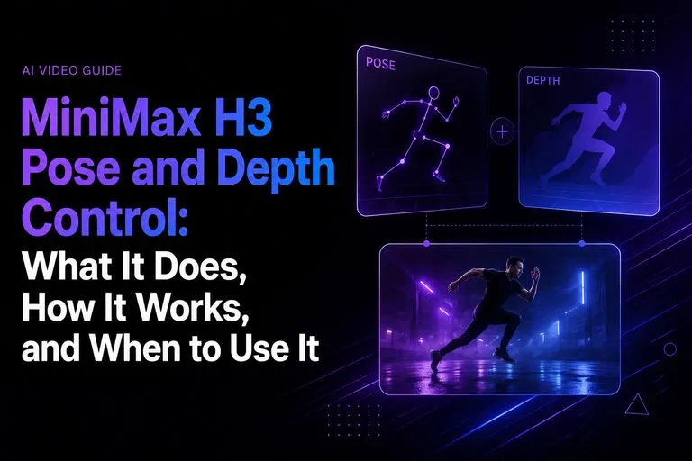 MiniMax H3 Pose and Depth Control: What It Does, How It Works, and When to Use It