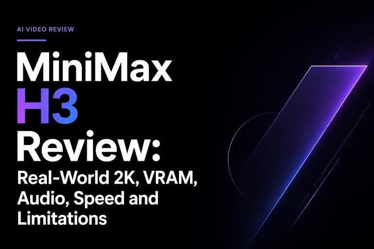 MiniMax H3 Review: Real-World 2K, VRAM, Audio, Speed and Limitations