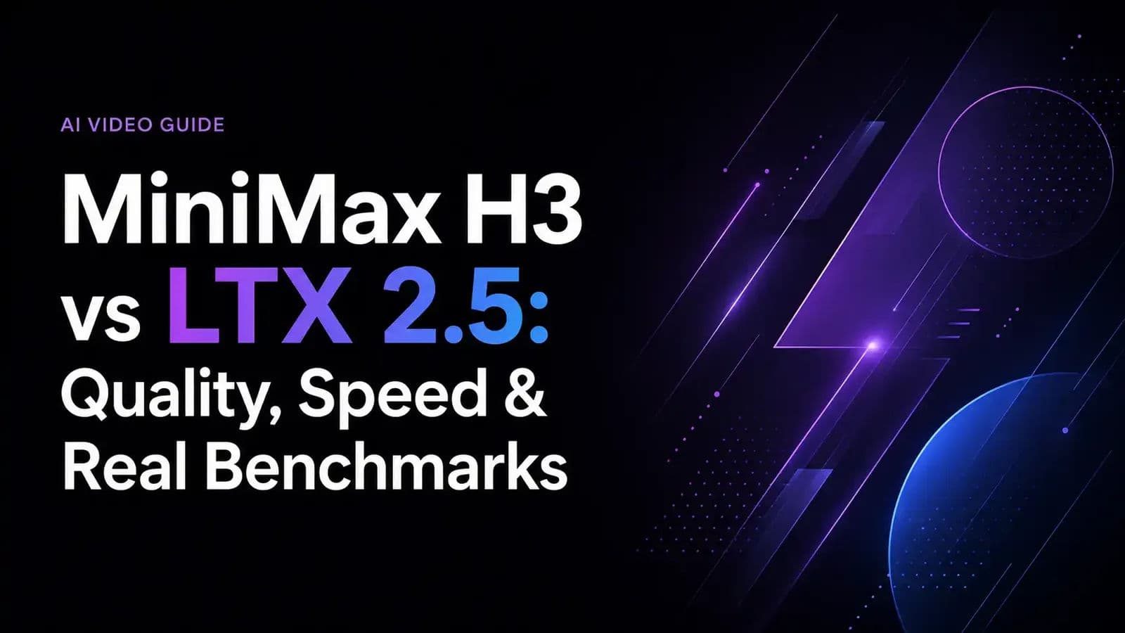 MiniMax H3 vs LTX 2.5: Quality, Speed & Real Benchmarks