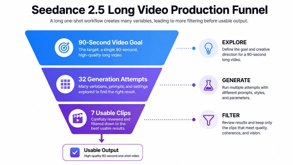 Seedance 2.5 Long Video Production Funnel