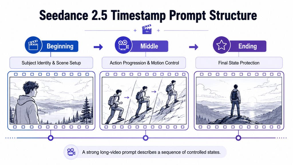 Seedance 2.5 Timestamp Prompt Structure