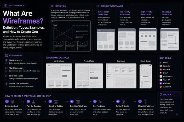 What Are Wireframes? A Practical Guide to UX Wireframing