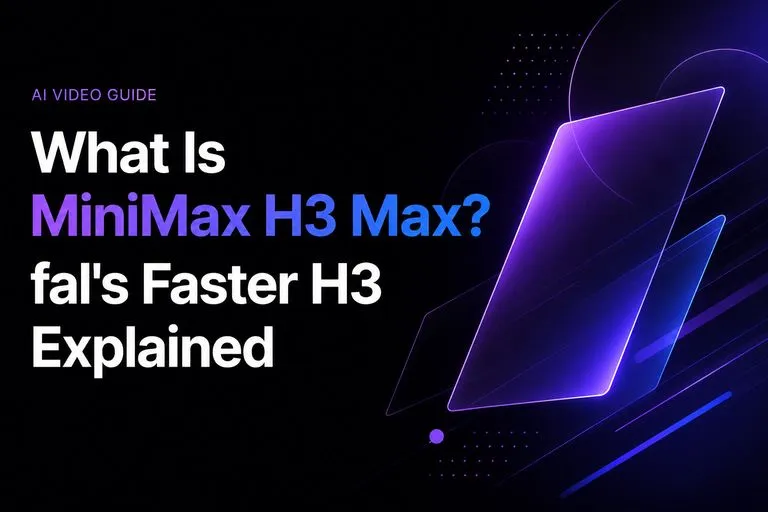 What Is MiniMax H3 Max? Fal's Faster H3 Explained