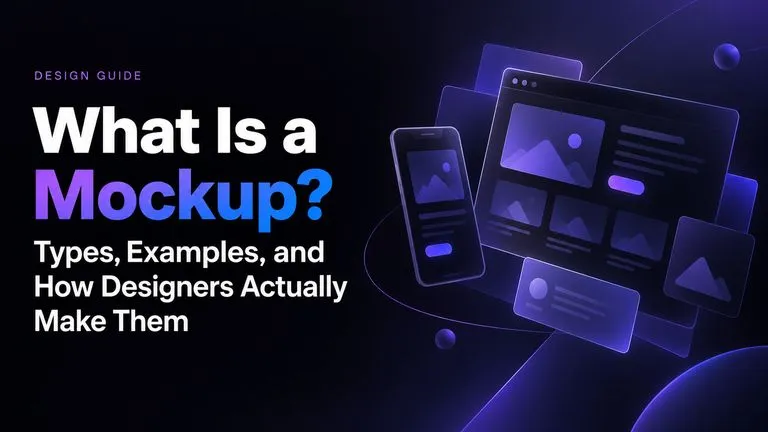What Is a Mockup? Types, Examples, and How Designers Actually Make Them
