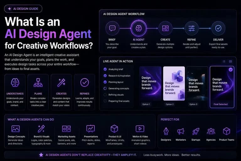 What Is an AI Design Agent for Creative Workflows?