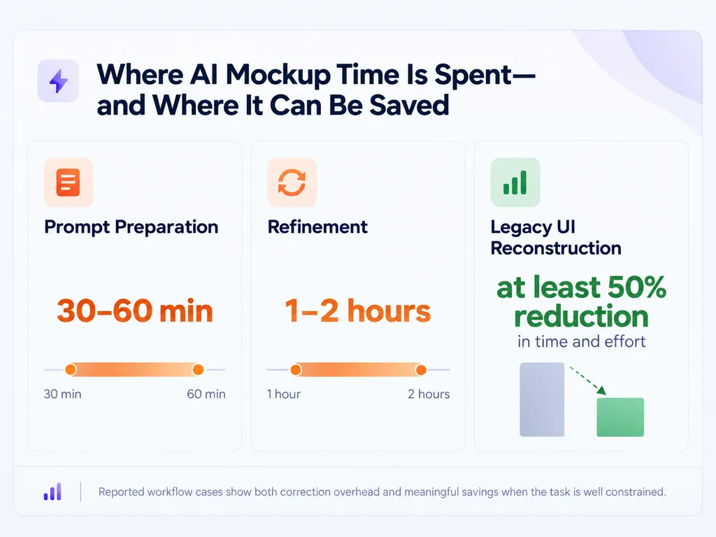Where AI Mockup Time Is Spent—and Where It Can Be Saved