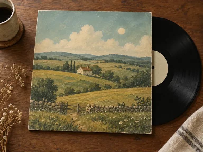 Indie Folk Albums: hand-drawn fields and muted tones