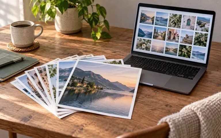 A batch of images ready to download