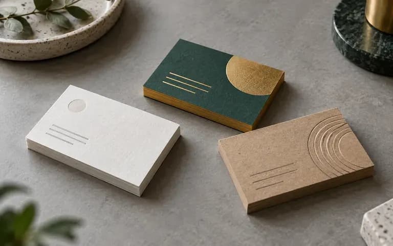 Three card directions compared side by side