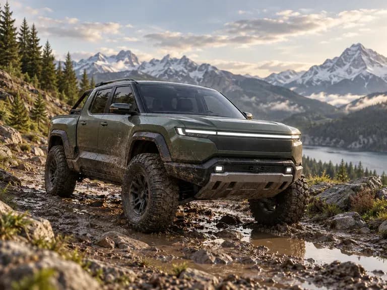 Off-Road Trucks: raised suspension and oversized tires