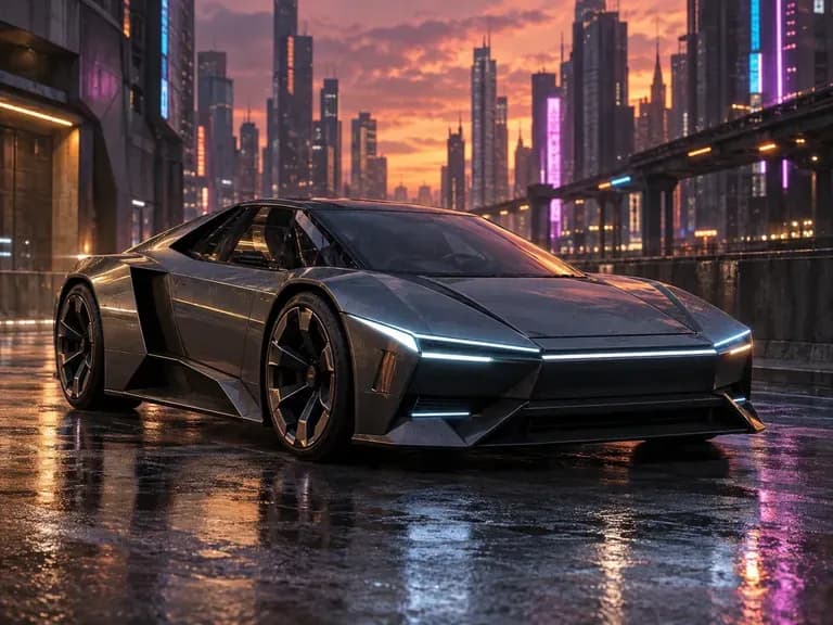 Sci-Fi Vehicles: cars for games and films