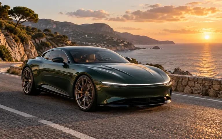 An enthusiast's dream car drawn as a concept