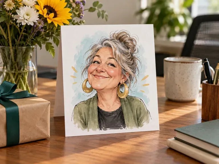 Office Farewell Portraits: a friendly send-off image