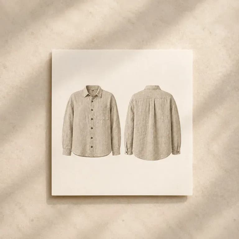 A garment's front and back views shown together as small paired thumbnails