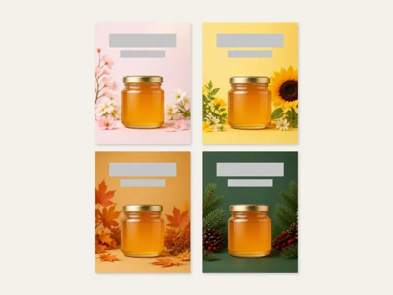 Four illustrative seasonal promotion concepts